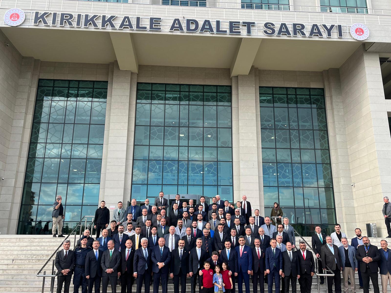 Sayın Bakanımız Yılmaz Tunç, Sayın Bakan Yardımcımız Ramazan Can ve kıymetli heyetleri ile Adalet Sarayı'nda bir araya geldik